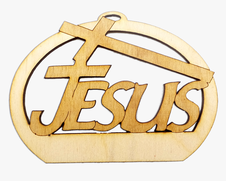 Personalized Jesus Cross Ornament - Emblem, HD Png Download