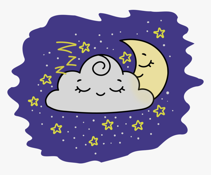 Meteorological Phenomenon,cloud,cartoon - Caftoon Sleep Star Transparent, HD Png Download