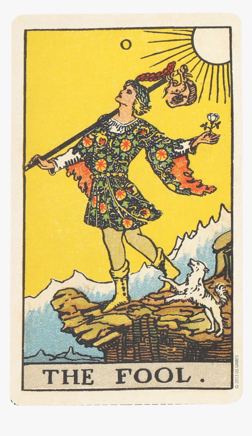Tarot Card 0 The Fool, HD Png Download