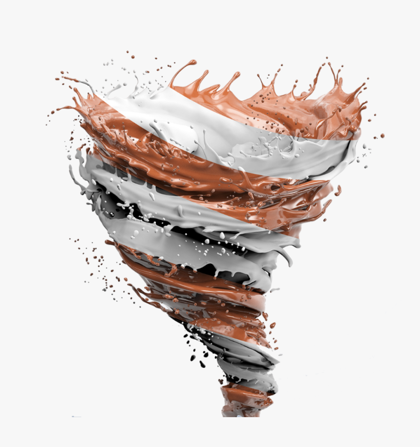 #art #tornado #milktornado #chocolatemilk #milk #swirl - Milk And Chocolate Png, Transparent Png