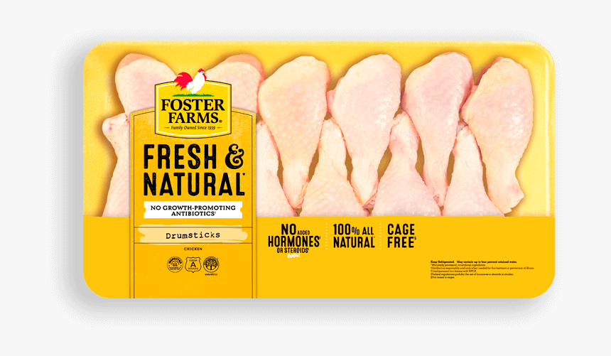 Drumsticks Value Pack - Foster Farms Chicken Drumsticks, HD Png Download