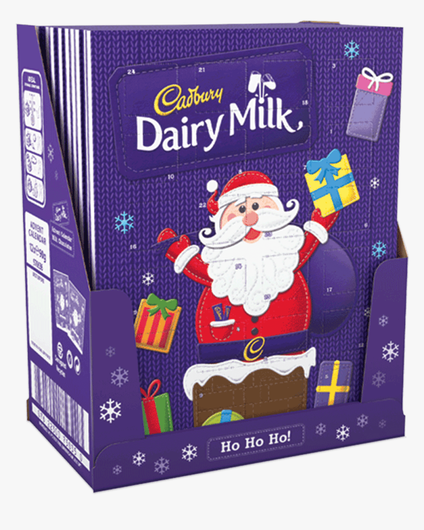 Dairy Milk Advent Calendar 90g - Chocolate Advent Calendar 2018, HD Png Download