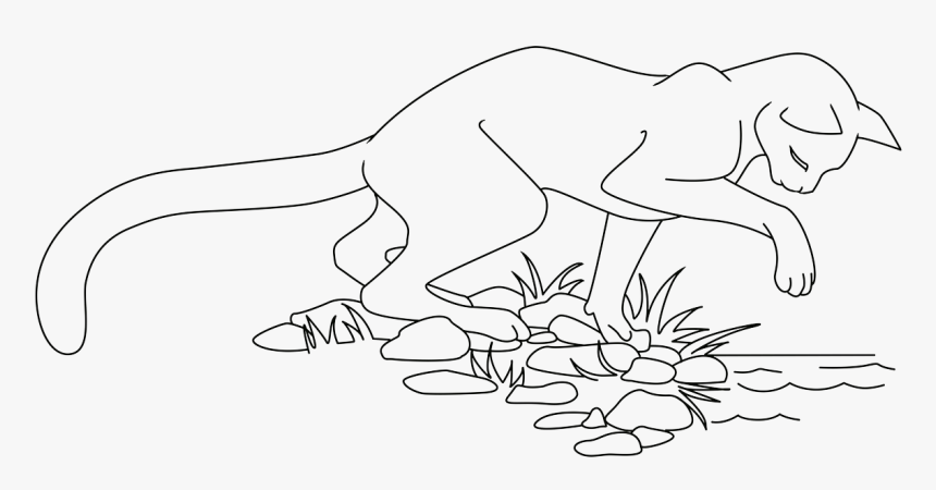 Fishing Trip Lineart - Line Art, HD Png Download