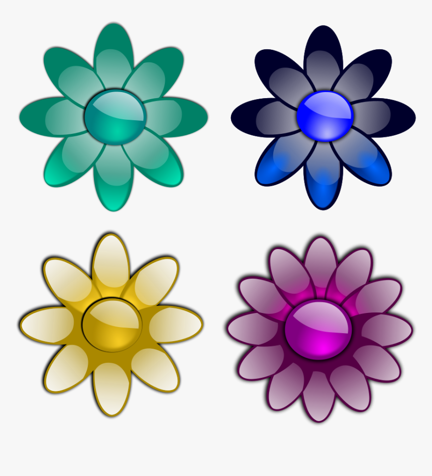 Petal Clipart Tiny Flower - Flowers Clip Art, HD Png Download