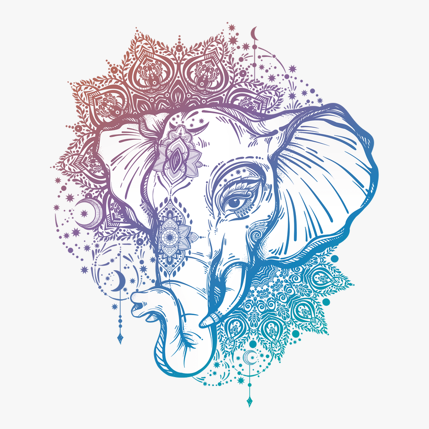 Inevitable Vision Home Picture - Mandala Elephant Png, Transparent Png
