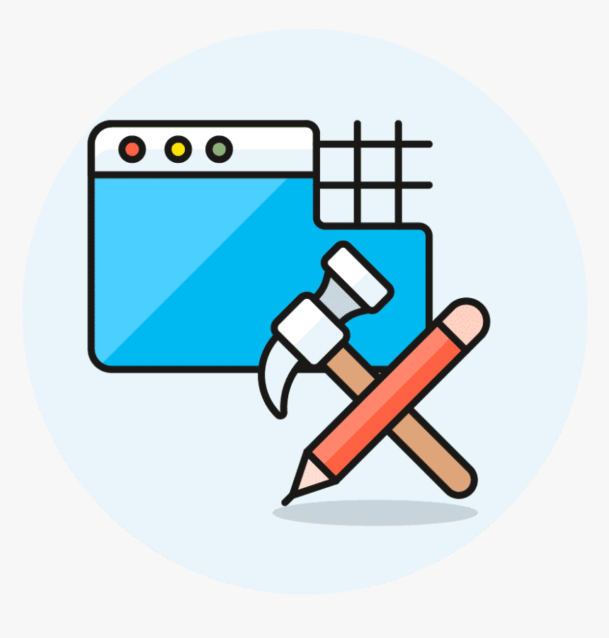 13 Web Programming Design Construction - Pencil Icon Word, HD Png Download
