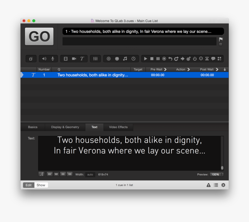 Video Effects - Qlab Fade, HD Png Download
