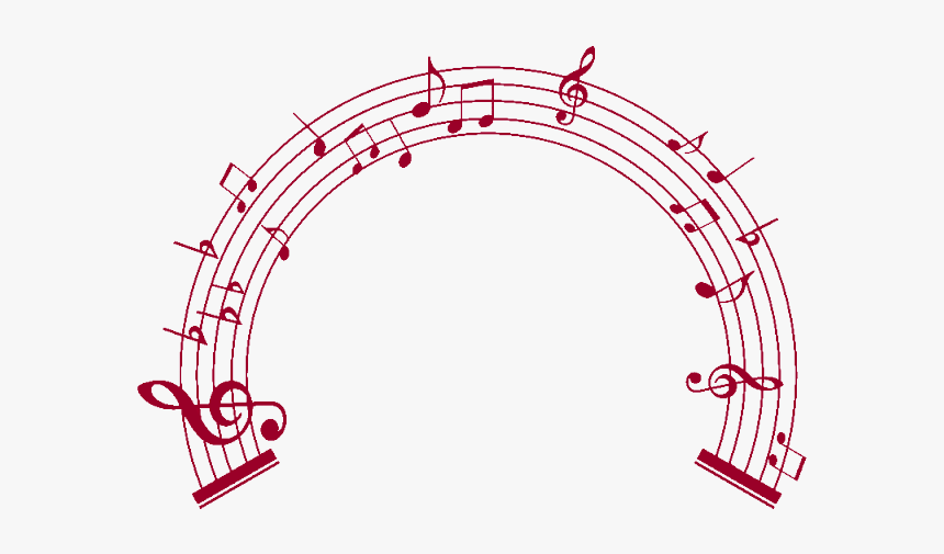 Musical Notes In Circle, HD Png Download