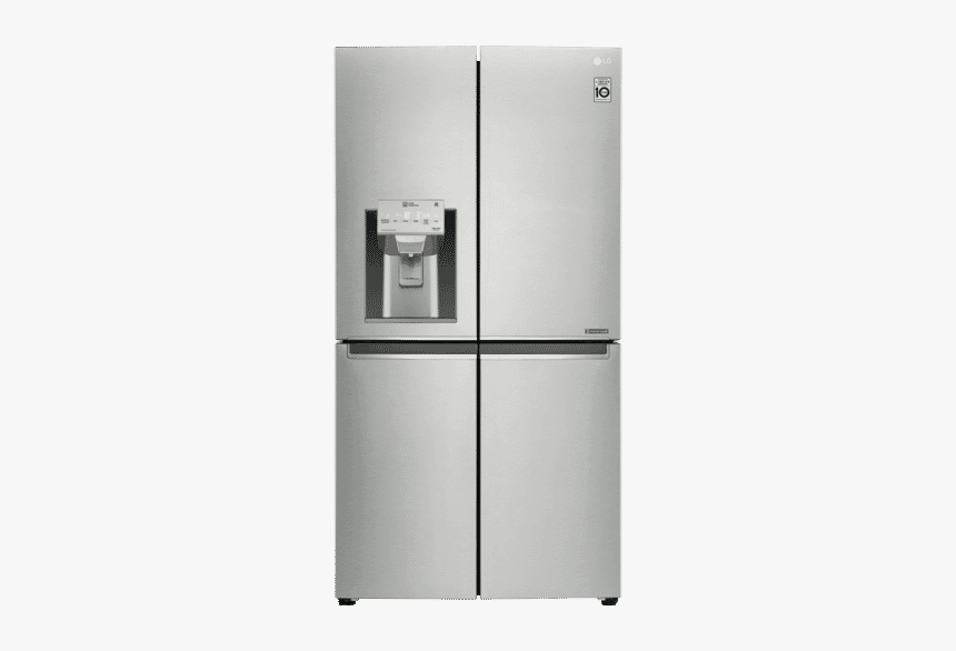 Matte White French Door Fridge, HD Png Download