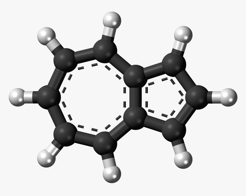 Azulene Molecule Ball - Psilocybin Chemical Structure 3d, HD Png Download