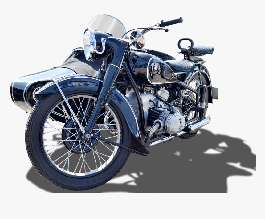 Motorcycle, Bmw, Historic Motorcycle, Oldtimer - Oldtimer Motorbike Png, Transparent Png