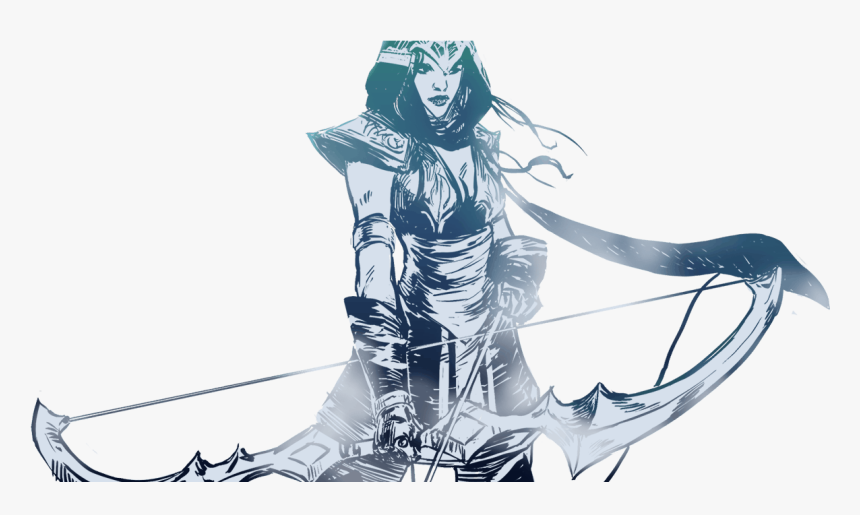 League Of Legends Png Ashe, Transparent Png