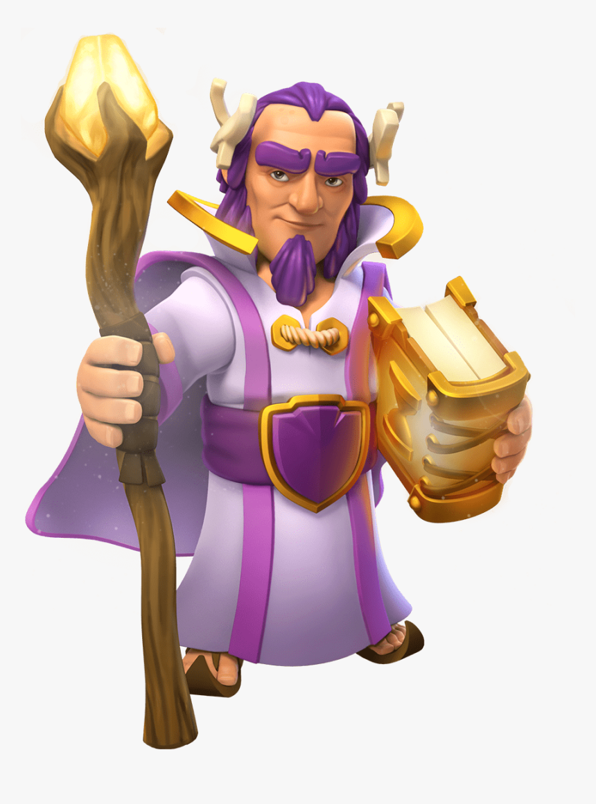 Transparent Clash Royale Characters Png - Clash Of Clans Grand Warden, Png Download