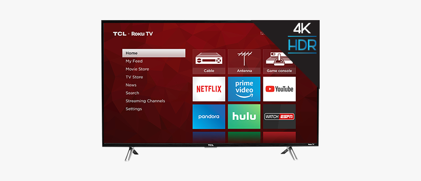 4-series - Tcl 43 Inch Smart Tv 4k, HD Png Download