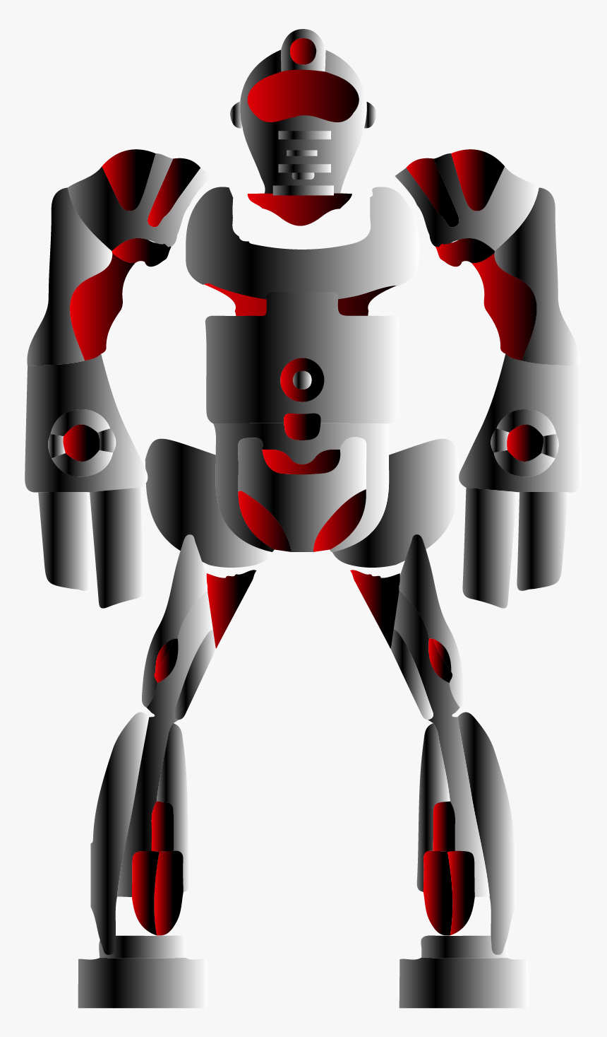 Transparent Robot Vector Png - Illustration, Png Download