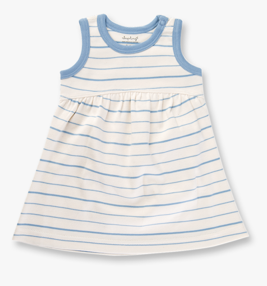 Blue French Stripe Dress - Pattern, HD Png Download