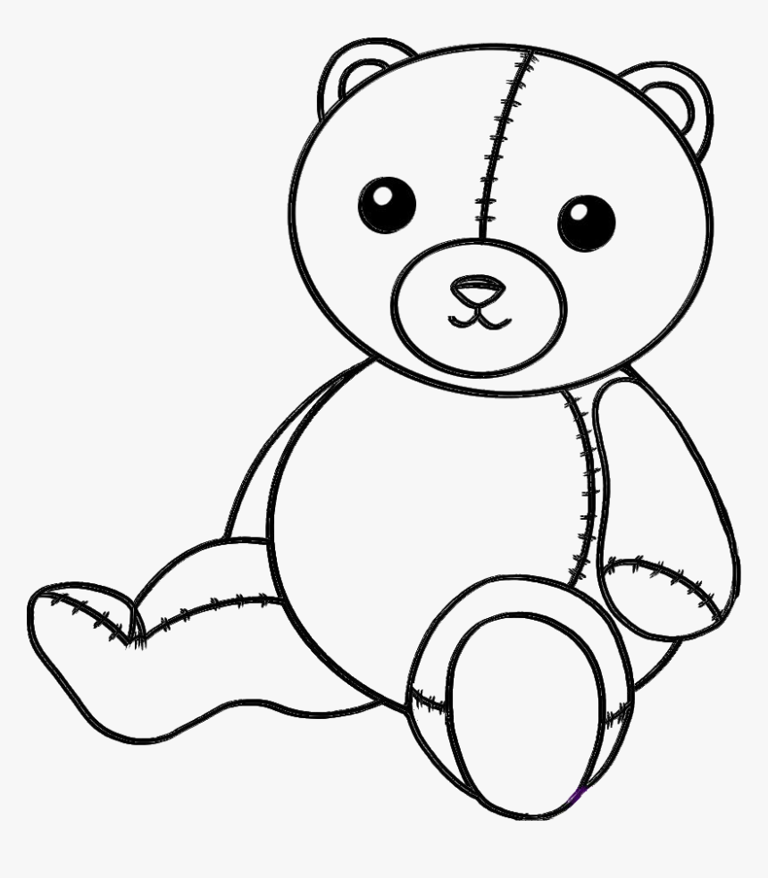 Draw A Teddy Bear Step, HD Png Download