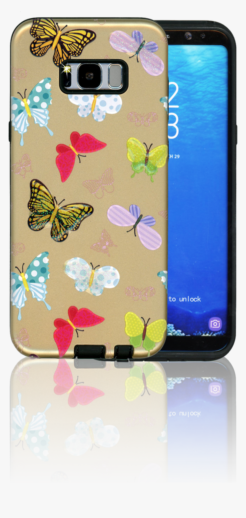 Samsung Galaxy S8 Plus Mm 3d Butterfly, HD Png Download