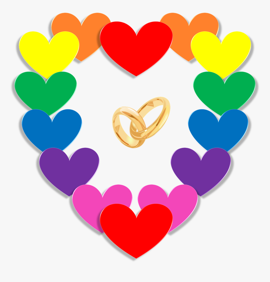 Rainbow Marriage Equality Symbol, HD Png Download