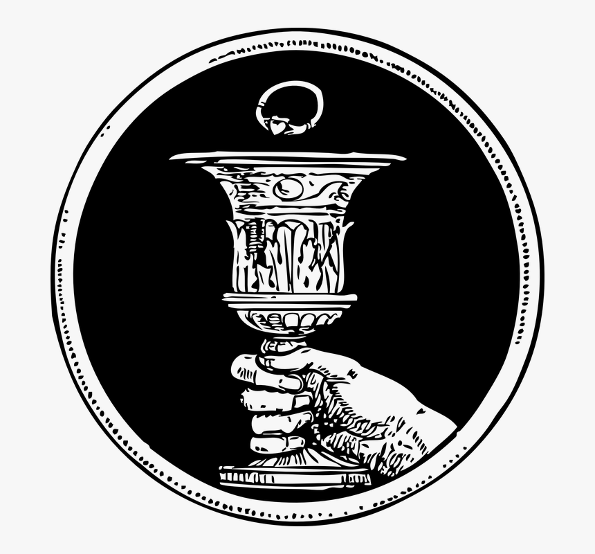 Chalice Ring Wedding Marriage Hand Coin Symbol Chalice