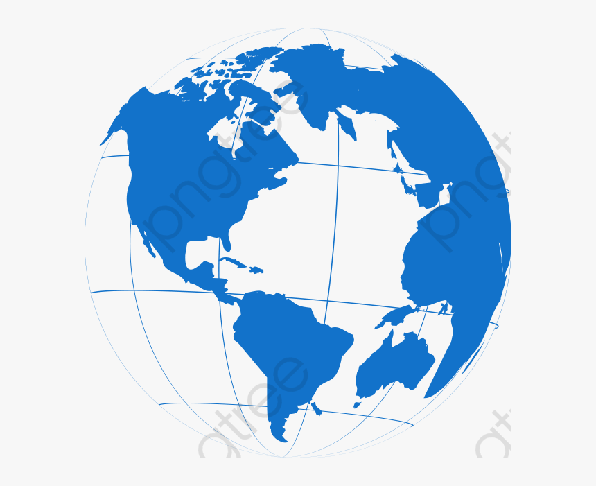 Globe Png Blue - Estee Lauder North America Region, Transparent Png
