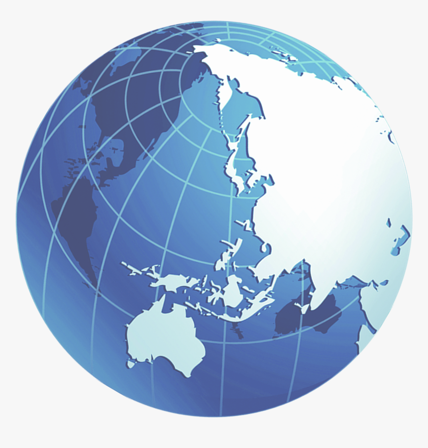 Globe Map Blue Spherical Recruitment Transprent Png - El Mundo Hd Png, Transparent Png