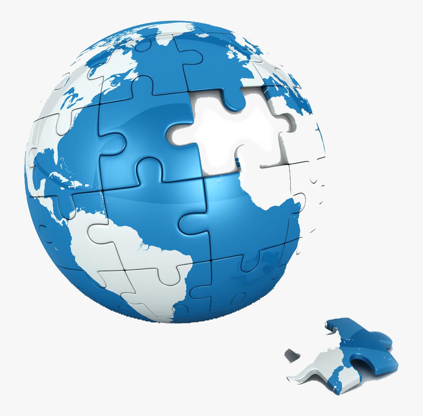 Clip Art Puzzle Hd - Earth Puzzle Png, Transparent Png