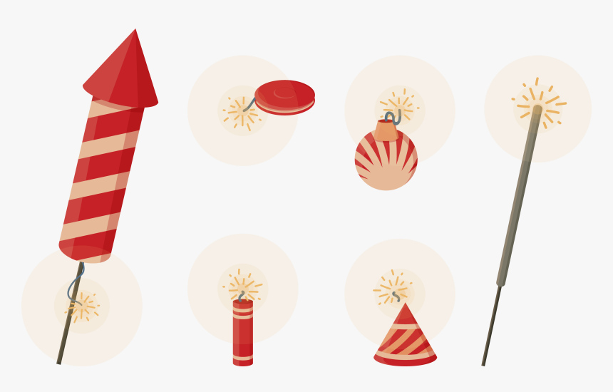 Fireworks - Illustration, HD Png Download