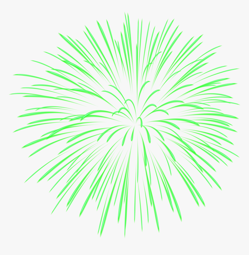 Drawn Fireworks Transparent Background - Blue Fireworks Transparent Background, HD Png Download