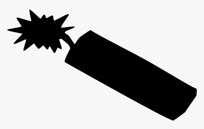 Transparent Tnt Clipart - Firecracker Silhouette Clipart, HD Png Download