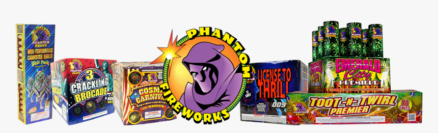 Phantom Fireworks Brand - Phantom Fireworks, HD Png Download