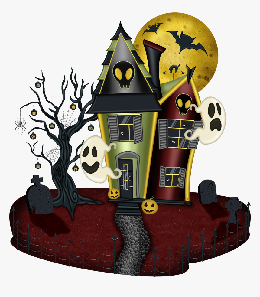 haunted house cartoon png