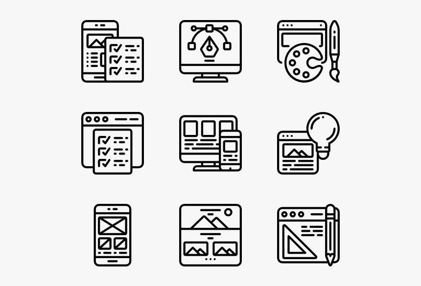 Web Design - Icon For Resume Png, Transparent Png