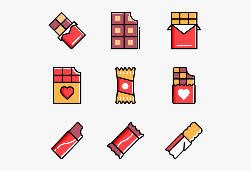 Chocolate Snack Icon Vector, HD Png Download
