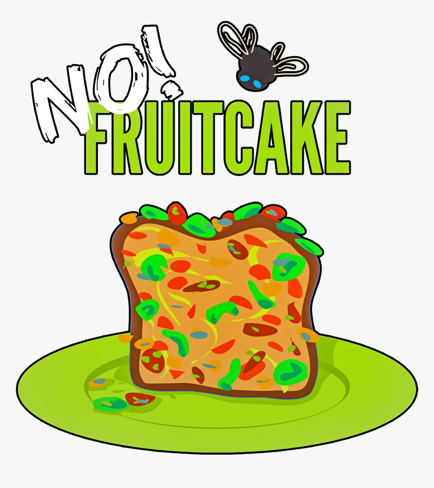 Fruitcake, No Fruitcake, Christmas, Cake, Fly, HD Png Download