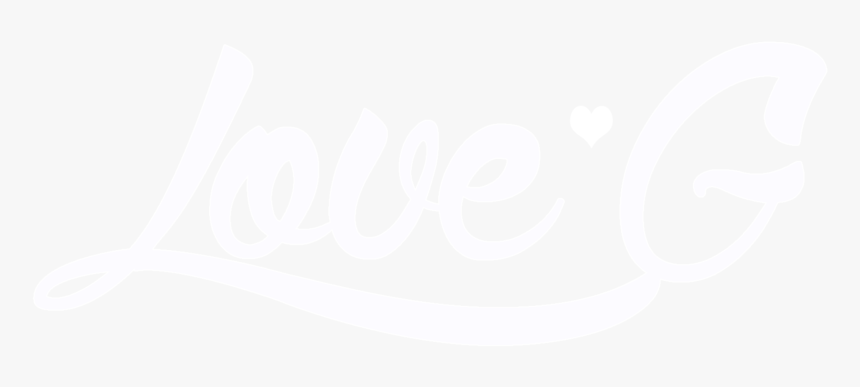 Love G White No Background, HD Png Download