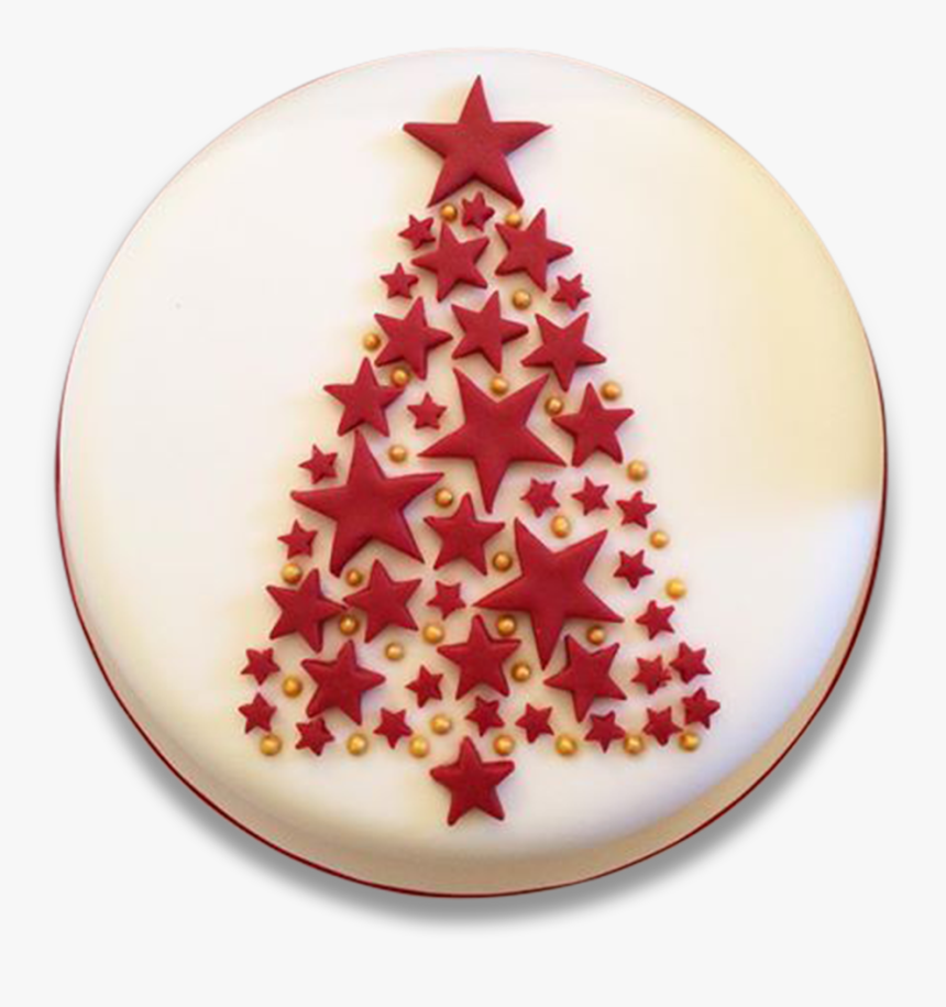 Simple Xmas Cake Designs, HD Png Download