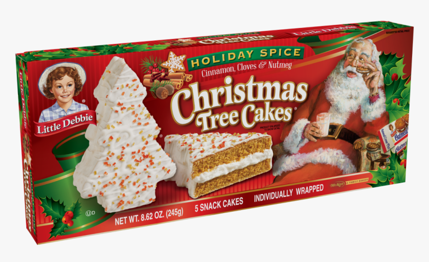 Little Debbie Holiday Spice Christmas Tree Cakes, HD Png Download
