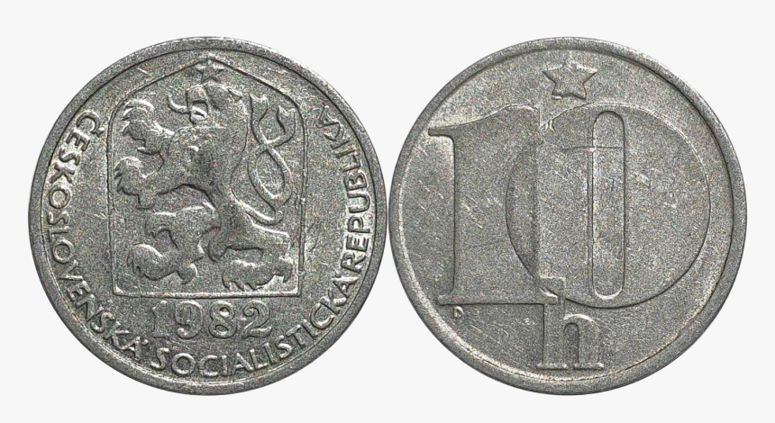 10 Haleru Csk - 2 Swiss Franc Coin, HD Png Download