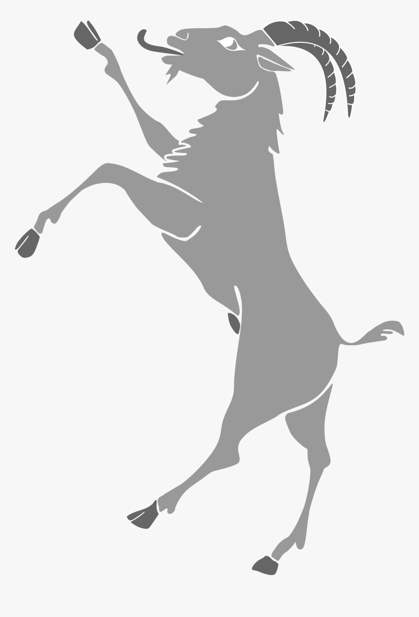 Picture Free Library File On Hind Legs - Goat On Hind Legs, HD Png Download