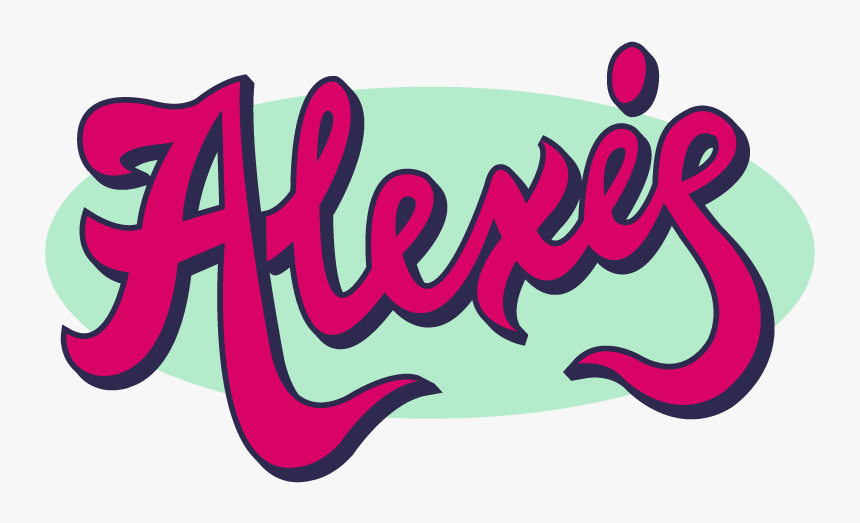 Briefbox Alexis Typography By Alexis Tarwater Clipart - Alexis Name Art, HD Png Download
