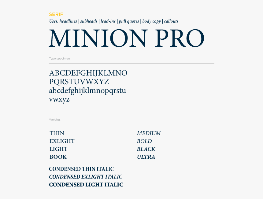 Examples Of Minion Pro Font - Minion Pro Bold Cond, HD Png Download