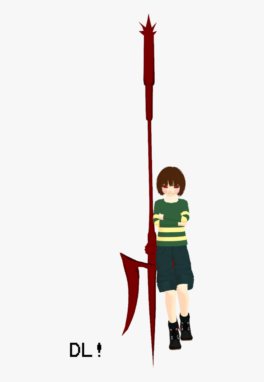 Mmd Undertale Asgore's Trident, HD Png Download