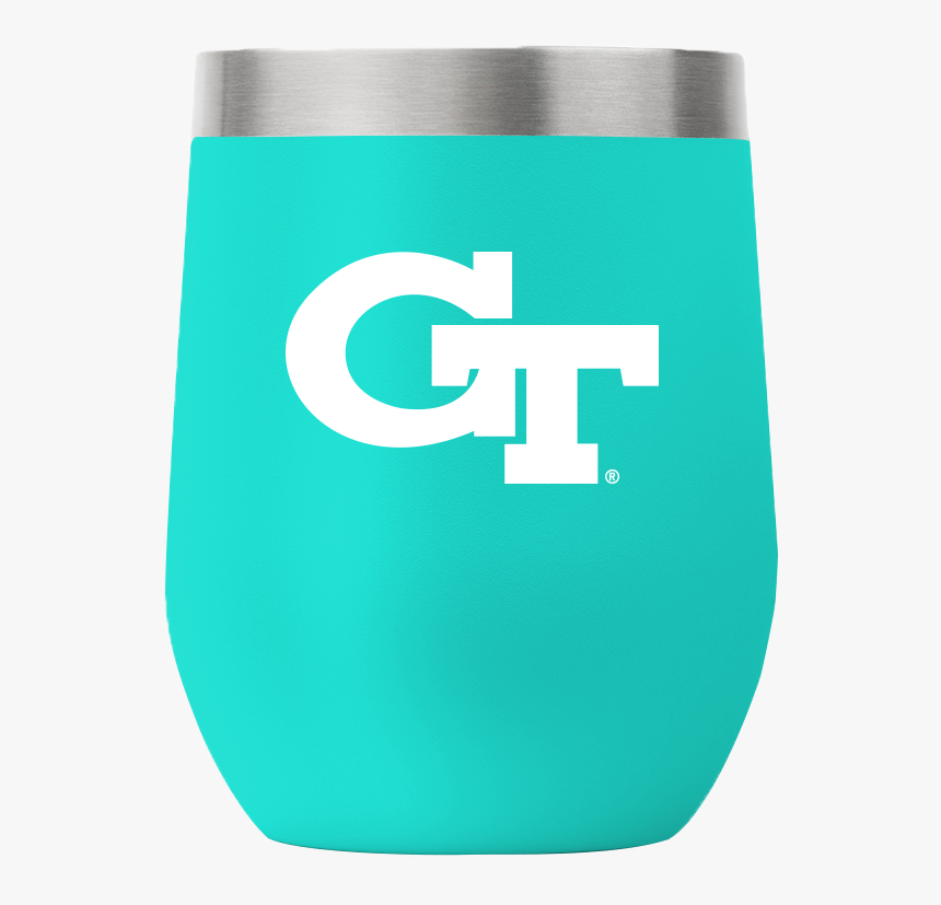 Georgia Tech 12 Oz Stemless Teal Tumbler - Coffee Cup, HD Png Download