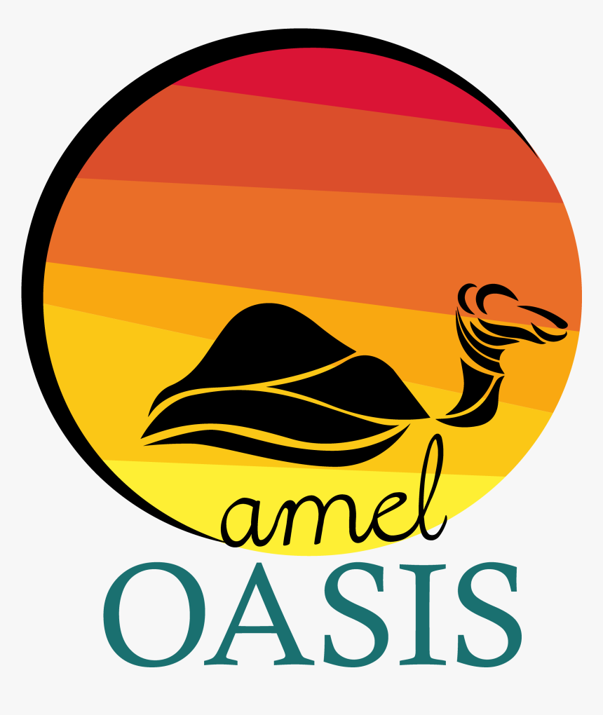 Camel Oasis - Illustration, HD Png Download