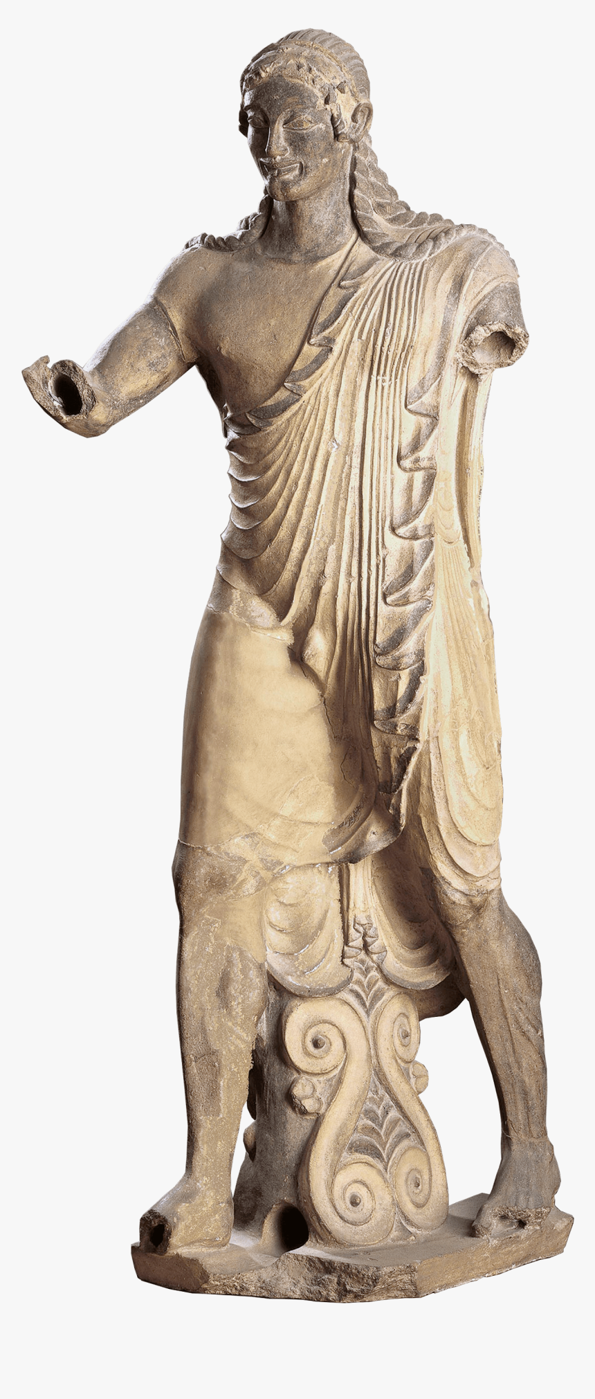 Apollo Of Veii, 520 Bce The Etruscans - Apollo Of Veii Etruscan, HD Png Download