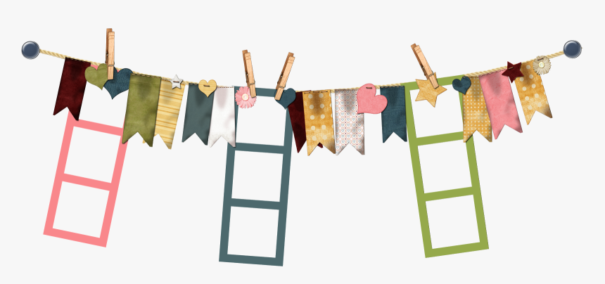 Transparent Scrapbook Ribbon Png - Free Png Scrapbooking Frames, Png Download