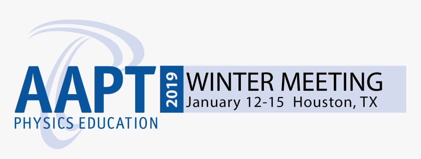 Aapt Winter Meeting 2019 In Houston, - American Association Of Physics Teachers, HD Png Download