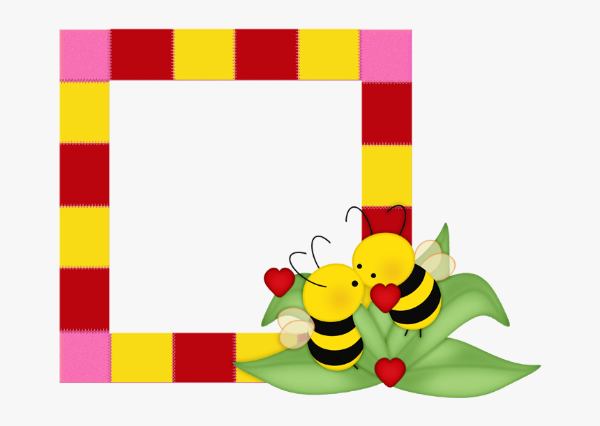 Transparent Paisley Clipart - Clip Art Of Bees Border, HD Png Download