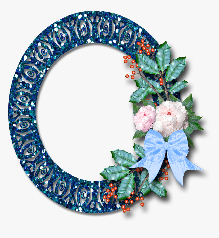 Transparent Christmas Png Transparent - Christmas Photo Frame Blue Png Transparent, Png Download